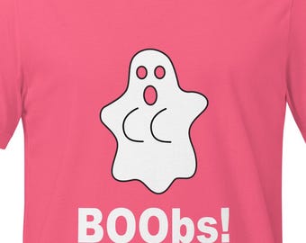 Seins ! Chemise – T-shirt en tissu éponge opposés solaires – Chemise d'Halloween drôle fantôme avec des seins – T-shirt cosplay extraterrestre