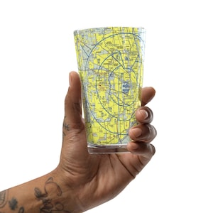 KORD (Chicago Bereich) Luftfahrt Schnittglas