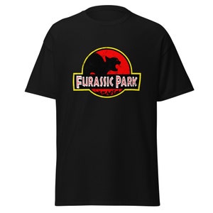 Furassic Park Funny Cat Shirt - Jurassic Park Cat Parody