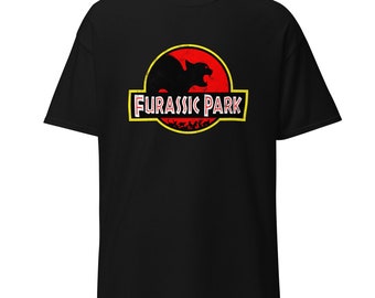 Furassic Park Funny Cat Shirt - Jurassic Park Cat Parody