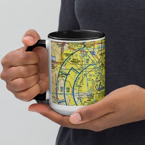 KLAS (Las Vegas) Luftfahrt Schnitt-Kaffeetasse für Piloten