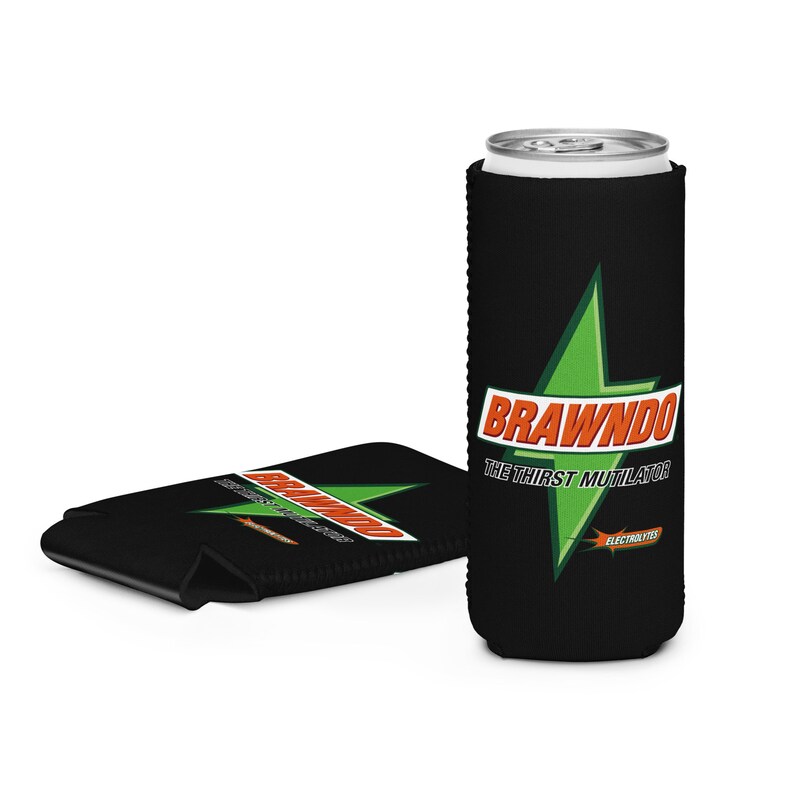Brawndo Can Coozie – The Thirst Mutilator for fans of Idiocracy!