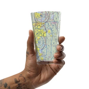 KMCO (Orlando) Luftfahrt Abschnitts Pint Glas