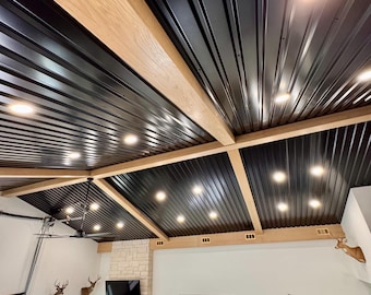 Custom White Oak Faux Beams | Large Ceiling Beams | Made to Order