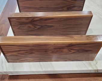 Custom Walnut Floating Shelves – Made to Order (Lacquer Finish)