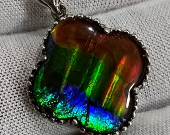 Ammolite Pendent