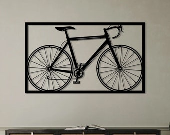 Bicycle Metal Wall Art, Cycling Gifts for Men, Bike Gifts, Bicycle Wall Decor, Housewarming Gifts, Bicycle Art, Cycling Art, Gifts for Dad