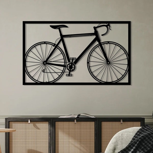 Bicycle Metal Wall Art, Cycling Gifts for Men, Bike Gifts, Bicycle Wall Decor, Housewarming Gifts, Bicycle Art, Cycling Art, Gifts for Dad