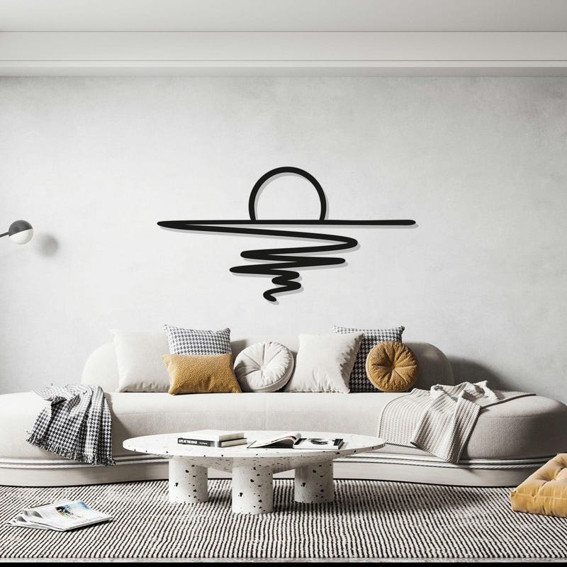 View of Minimalist Wall Decor - Etsy