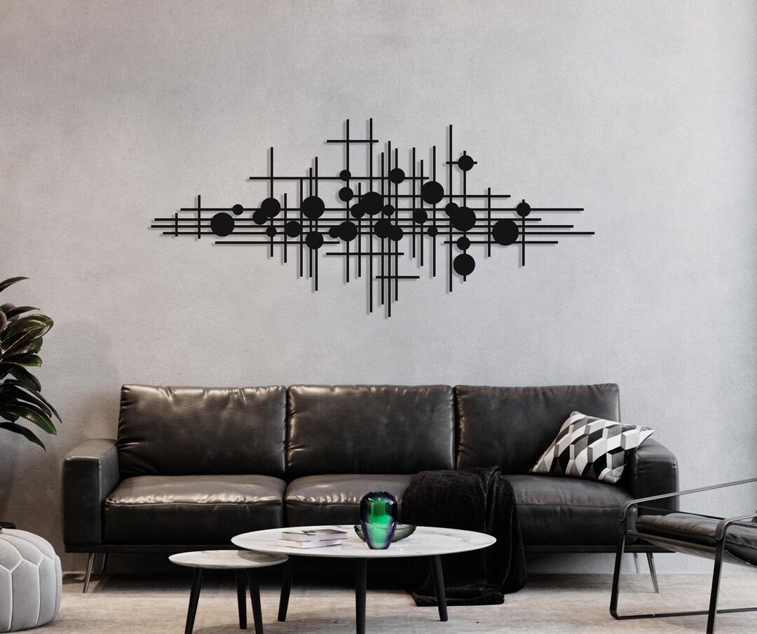 Modern Luxury Style Metal Wall Art, Abstract Metal Wall Sculpture ...
