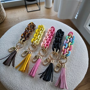 Chunky Schlüsselanhänger Armband - Gliederkette Armband - Hochwertig, schlicht und perfekt als Geschenk