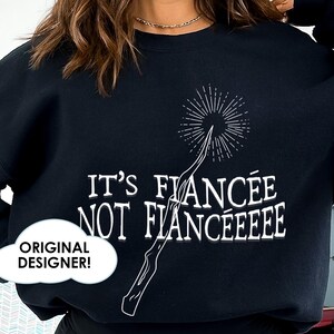 Bride Sweatshirt, Wizard Sweatshirt, Wizard Theme Bride shirt, Funny Bridal Party Sweatshirt, Fiancee sweatshirt, Bookworm Engagement Gift
