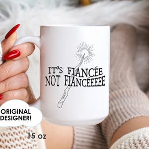 Wizard Fiance Mug, Ceramic Mug 11oz, Bride mug, Wizard Theme Coffee Mug, Funny Bride Mug, Fiancee Engagement Gift, Bookworm Engagement Gift