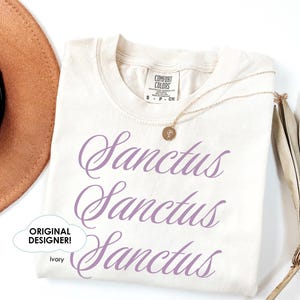 Sanctus Sanctus Sanctus, Holy Holy Holy, Catholic tshirt, Traditional Latin Mass shirt, TLM tshirt, Traditional Latin Mass, Catholic t-shirt