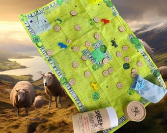 Sheepdog Shuffle Board Game: Plastic-Free Family Fun