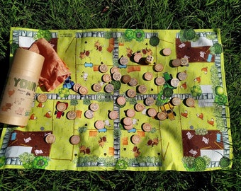 Plastic Free Family Friendly Farmyard Board Game: Stock your Flock