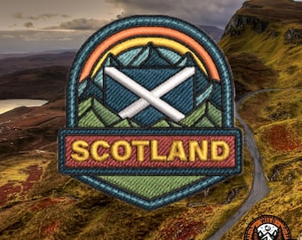Wild Patches - Scotland Badge - Iron-on or sew-on