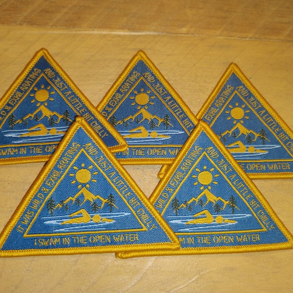 Smashed It! - Wild Swimming Recognition Patch - set of 5 Patch/Badges