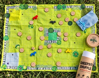 Sheepdog Shuffle – Plastic Free Family Board Game – Made in Cumbria