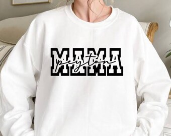 Mama Baby Name Sweatshirt