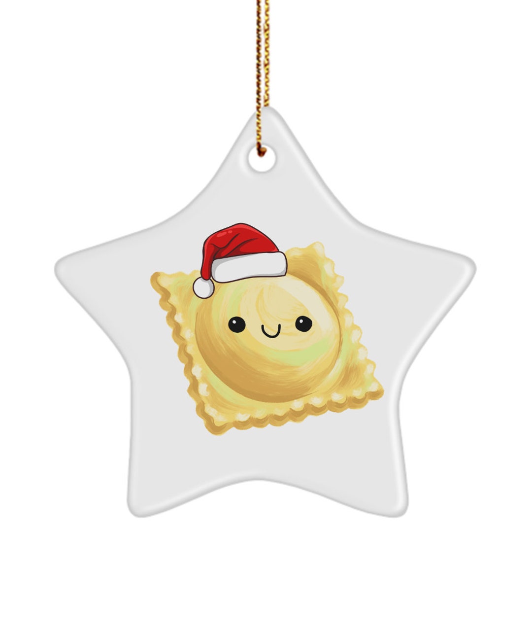 Pasta Ornament Pasta Lovers Gift Ravioli Ornament Italian Etsy