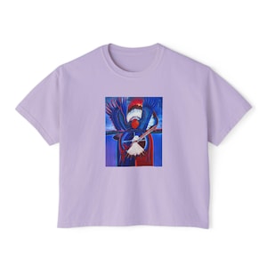 Women&#39;s Organic Cotton T-Shirt with Original Lakota Artwork: I am the Light & the Way