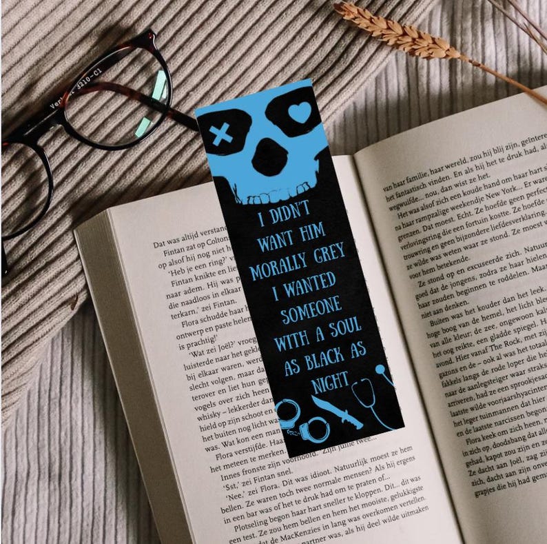 Lights Out Inspired Bookmark: Skull Design (digital Download) PNG and ...