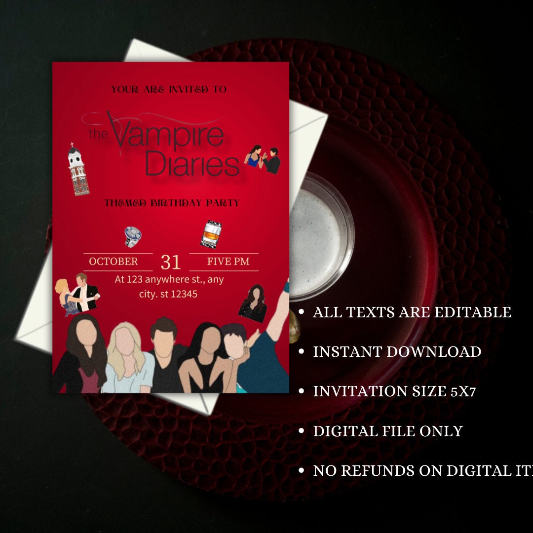 vampire-diaries-invitation-digital-invitation-vampire-party-invitation-printable-invitation-etsy