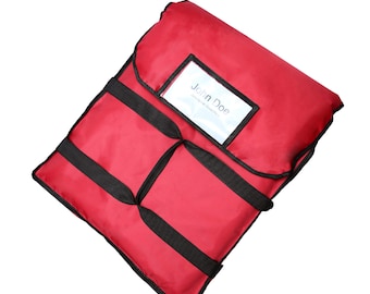 Insulated Pizza Delivery Bag: Holds (6) 16" Pizza Boxes