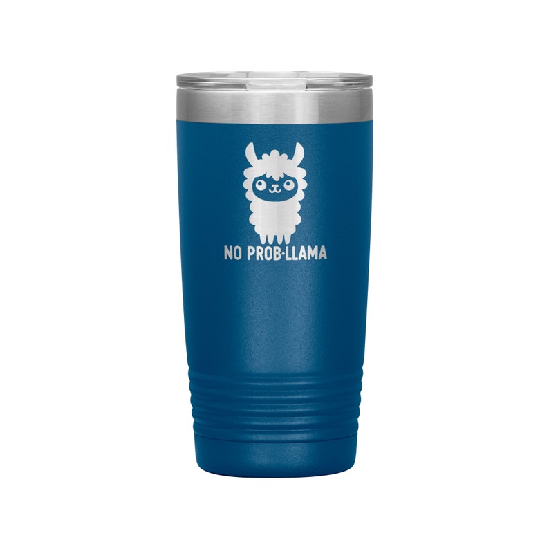 Llama Tumbler, No Probllama Gift, Funny Llama Item, Llama Lover Gift
