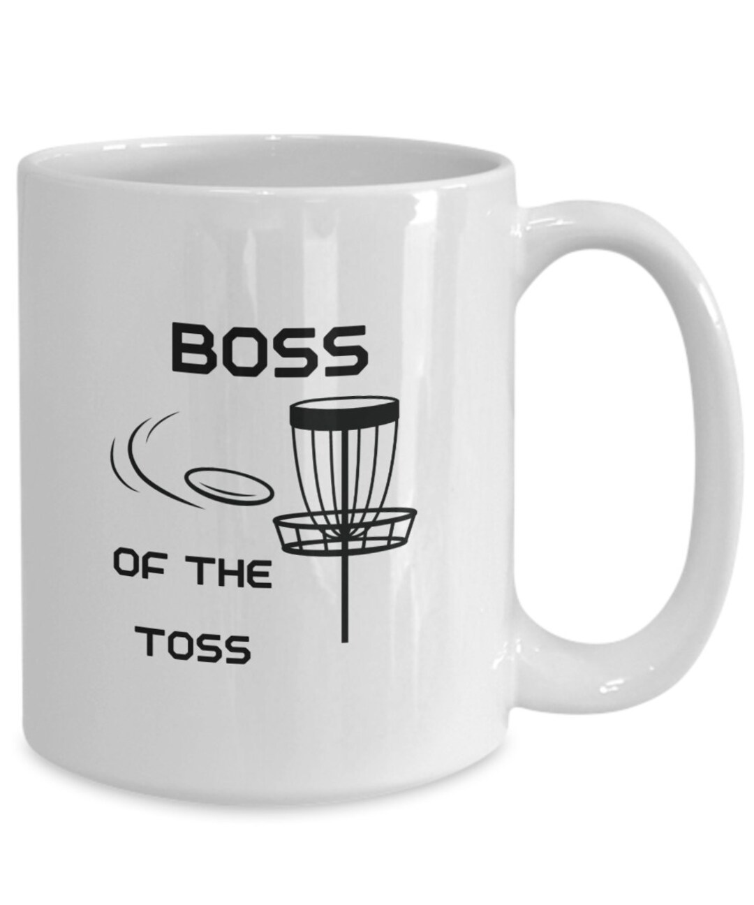 Boss of the Toss Mug Disc Golf Gift Disc Golf Mug Boss Toss Etsy