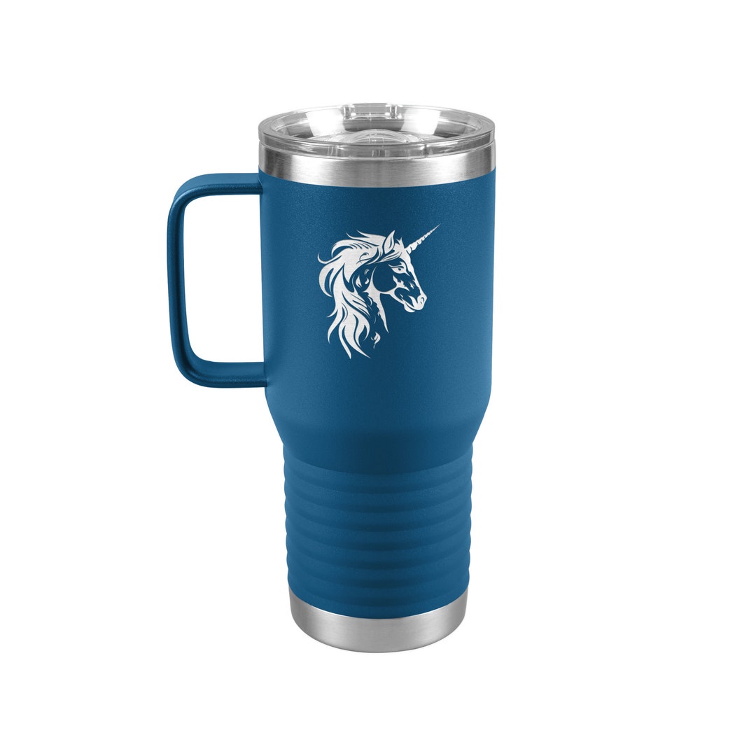 Unicorn Tumbler, 20oz Unicorn Cup, Gift for Unicorn Lover, Fantasy Drinkware, Magical Tumbler