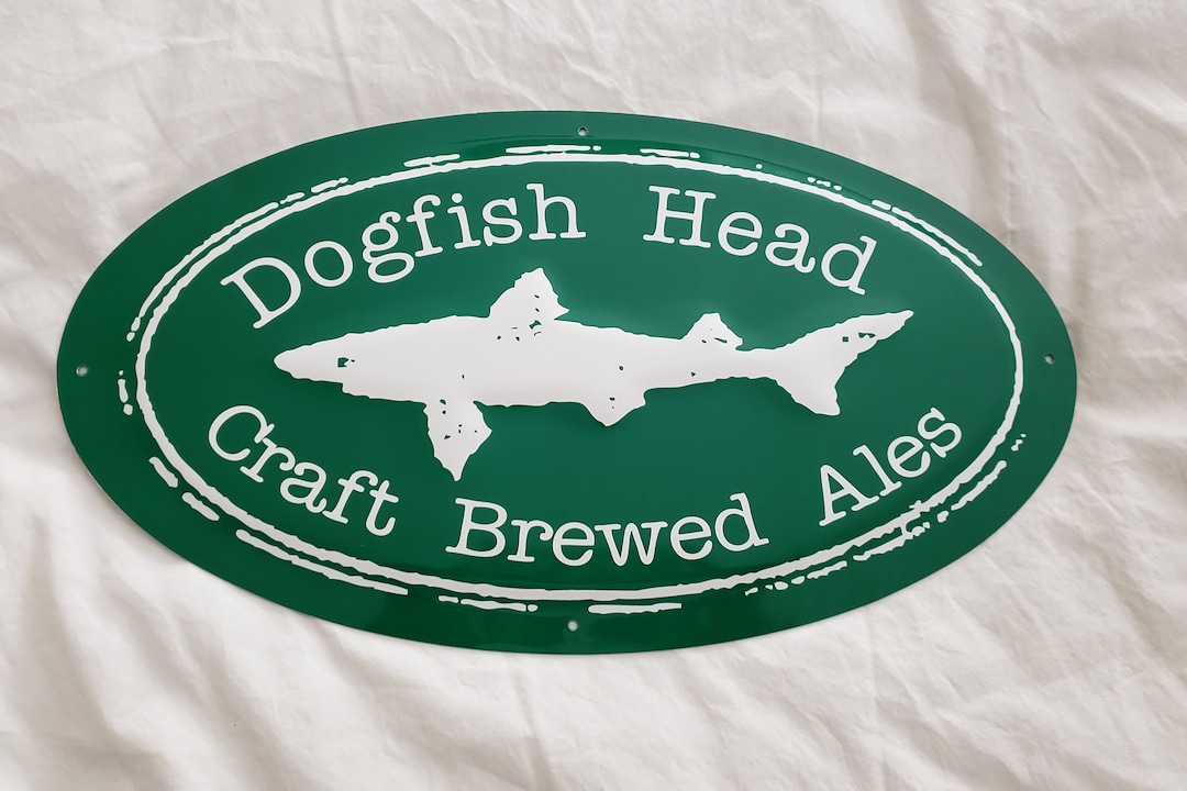 Dogfish Head Craft Brewed Ales Tin Tack beer Sign Craft Etsy