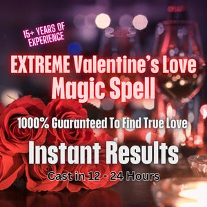 1000% Guarantee - Extremely Powerful Valentines Love Spell | Find True love, Love Binding Spell, White Magic Relationship Spell