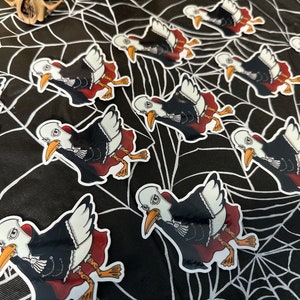 Seymour The Grumpy Seagull II Count Seymour II Halloween Sticker