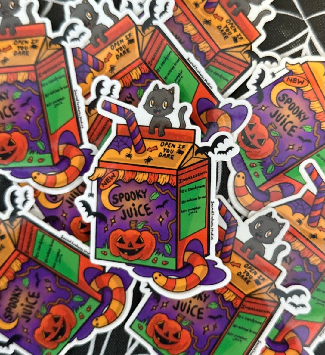 Spooky Juice Sticker II Haloween Sticker - Etsy