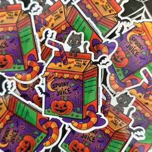 Spooky Juice Sticker II Haloween Sticker
