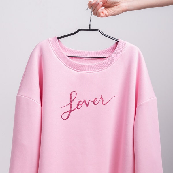 Taylor Swift Lover Inspired Sweatshirt, Lover T-shirt, Eras Tour Jumper, Swiftie Pink sweater,  Gift For Taylor Swift Fan