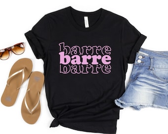 barre class workout shirt, retro barre fitness gear, barre babe pure barre gear, barre instructor barre gift, strong women workout clothes