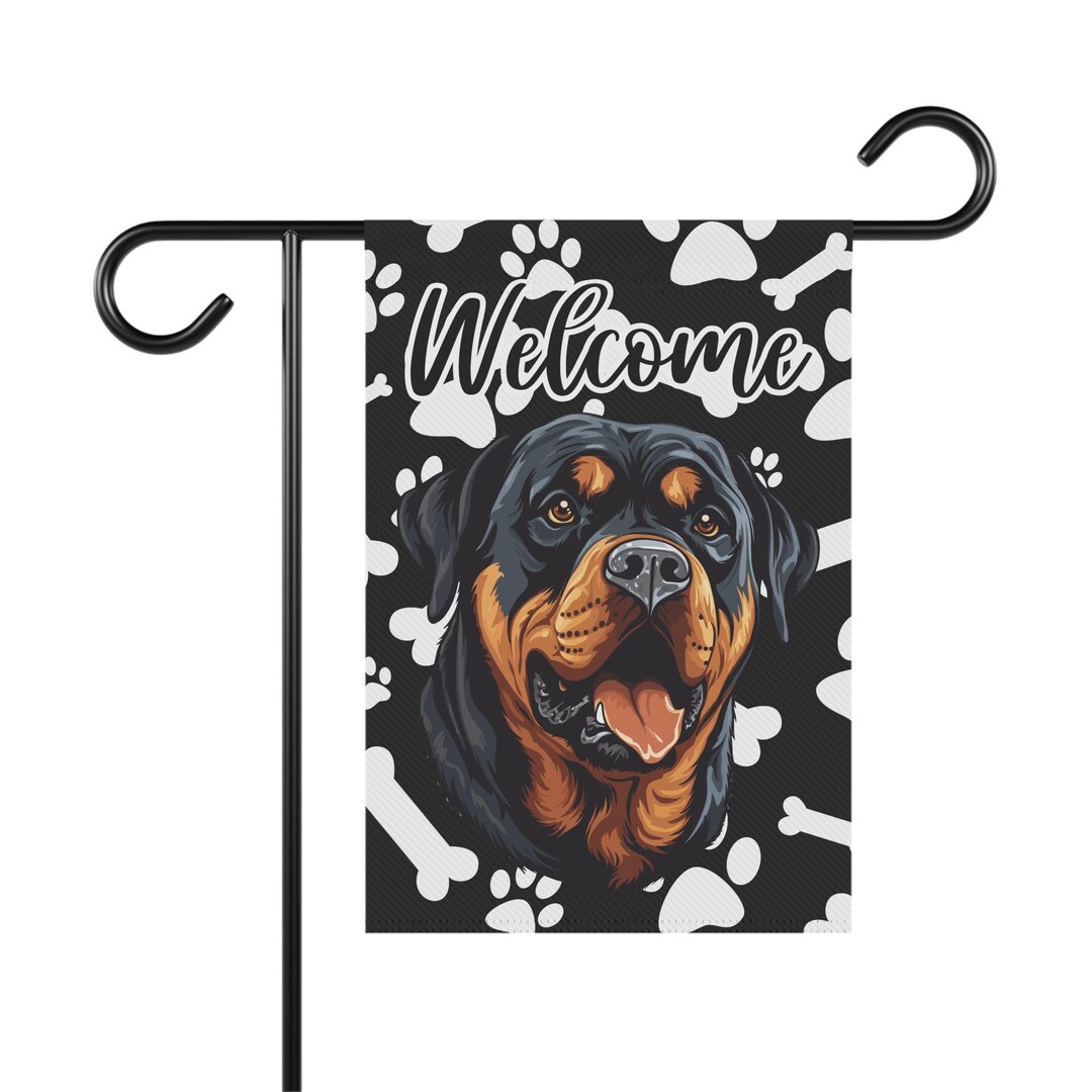 Starting Soon Rottweiler Sign Rottweiler Welcome Flag, Rottie Welccome Banner, Dog Lover Yard Flag ...