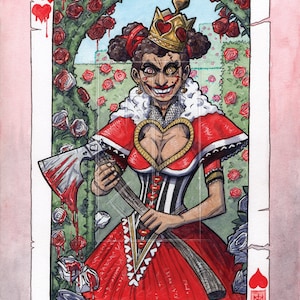 Nightmare Queen of Hearts - Print