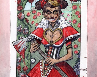 Nightmare Queen of Hearts - Print