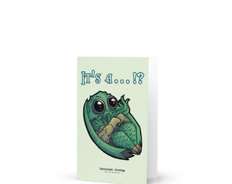 Cthulhu Birth Announcement Horrormark Greeting Card