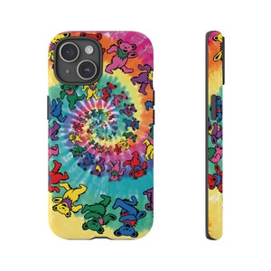 Dancing Bears Handyhülle Grateful Dead Bear Regenbogen Tye Die iPhone Samsung Galaxy Google Pixel
