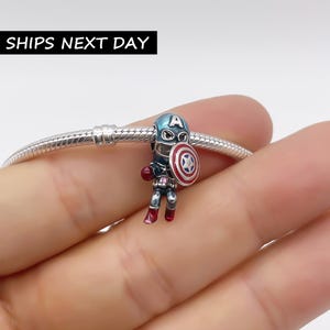 Captain America Charm