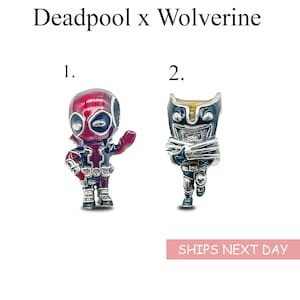 Deadpool charm Wolverine charm