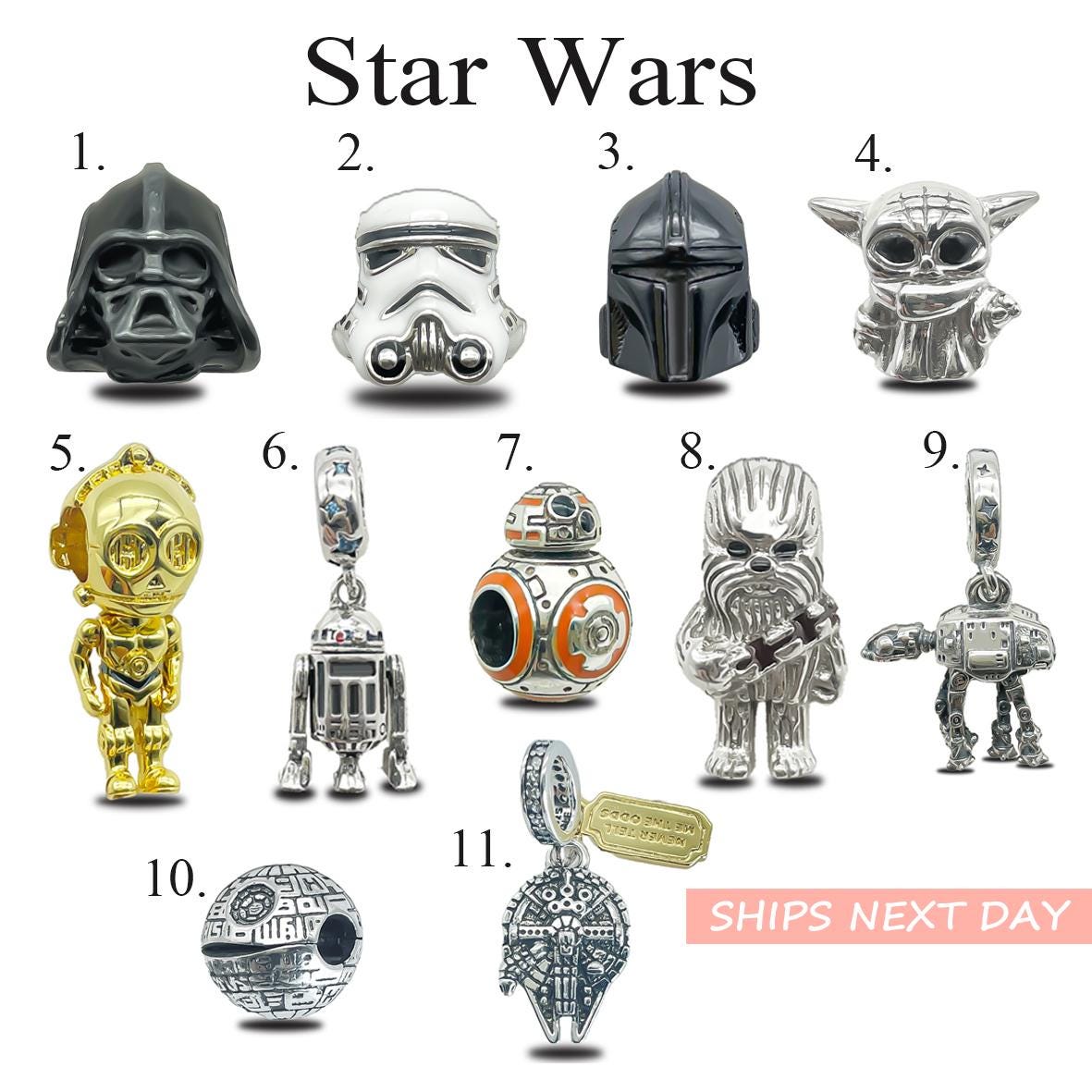 Pandora Star War Charm