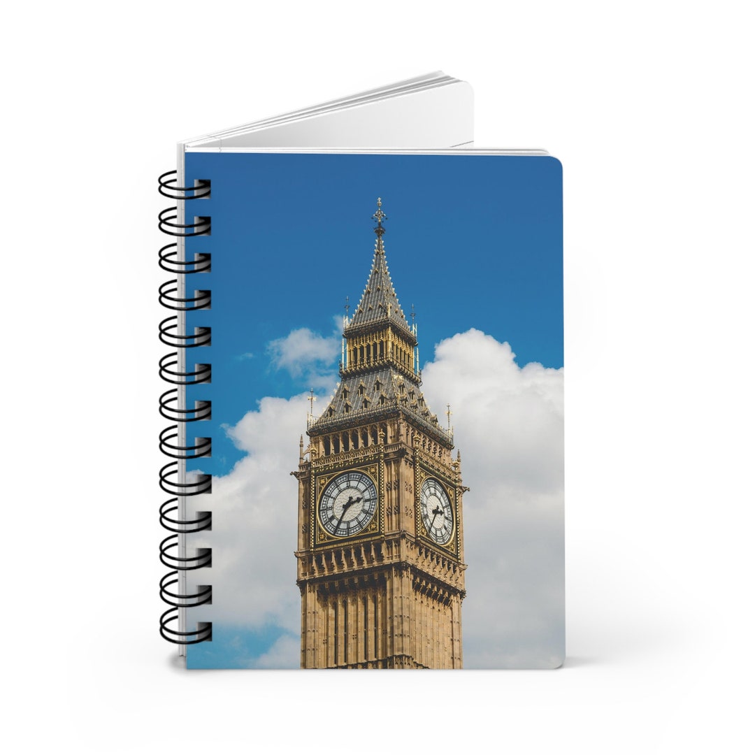 Big Ben Spiralbound Journal Iconic Big Ben Dream Notebook Etsy