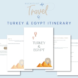 Turkey & Egypt Itinerary