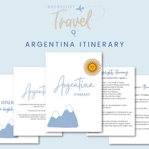 Argentina Itinerary